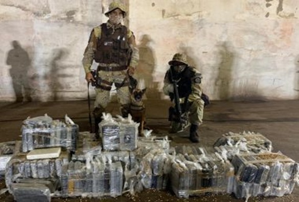 Apreensões de cocaína disparam e crescem 913% em primeiro semestre de 2020