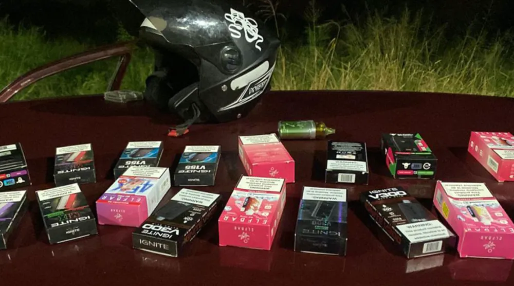 Polícia apreende cigarros eletrônicos durante abordagem em Abaíra