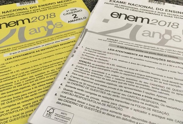 Resultado do pedido de isenção do Enem 2019 é divulgado