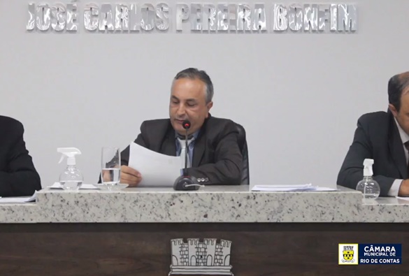   Foi realizada votação para escolha de mesa diretora na câmara de vereadores de Rio de Contas 