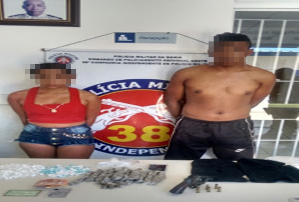 Lapa: Policia Militar flagra três atuando para o tráfico de drogas