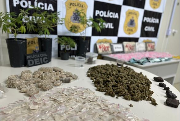 Foragido de Santa Catarina é preso na Bahia com drogas para vender no carnaval