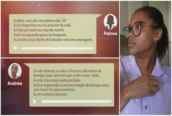 Doméstica diz que patrões colocaram câmera na cozinha para vigiar se ela pegava comida da geladeira