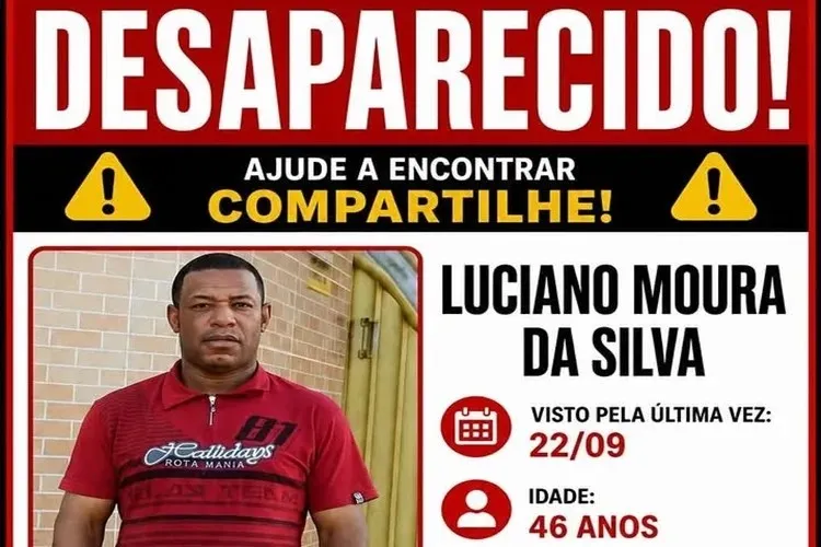 Homem de Barra da Estiva está desaparecido há mais de 30 dias 