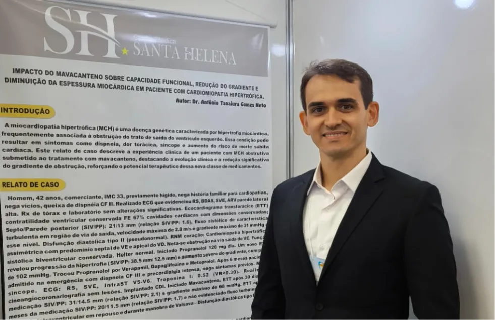 Médico de Livramento apresenta resultado de tratamento inédito na região durante congresso estadual 