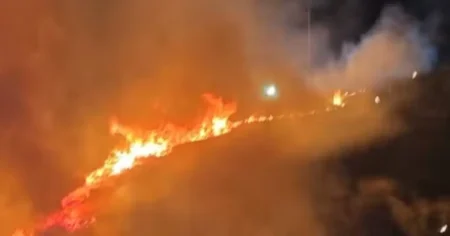 Fogos de chá revelação causam incêndio em rancho de Vitória da Conquista