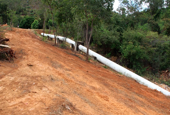 Desmatamento põe em risco adutora do Perímetro Irrigado