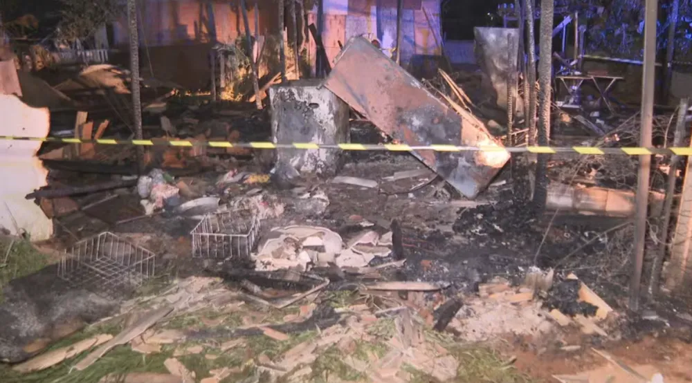 Incêndio mata família no Distrito Federal