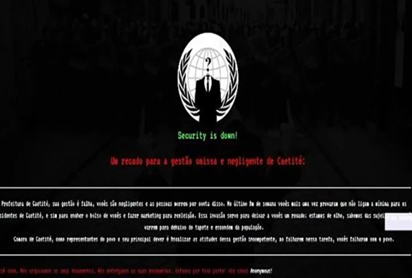 Hackers invadem site da prefeitura de Caetité e denunciam gestão falha e negligente