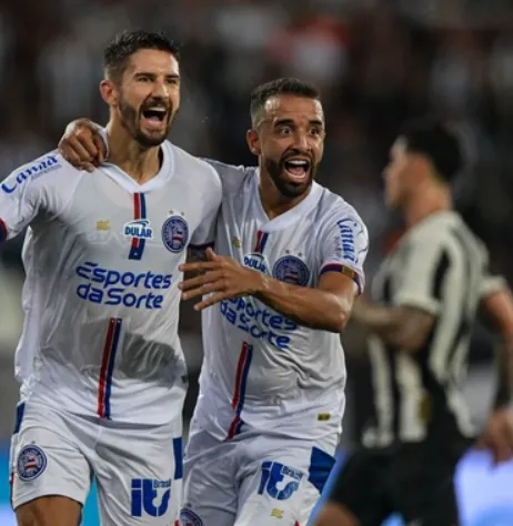 Bahia vence o Botafogo na Fonte Nova e sobe na tabela da Série A