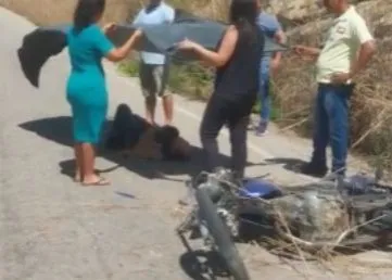 Livramentense sofre acidente na BA-148, em Rio de Contas e é amparado por moradores