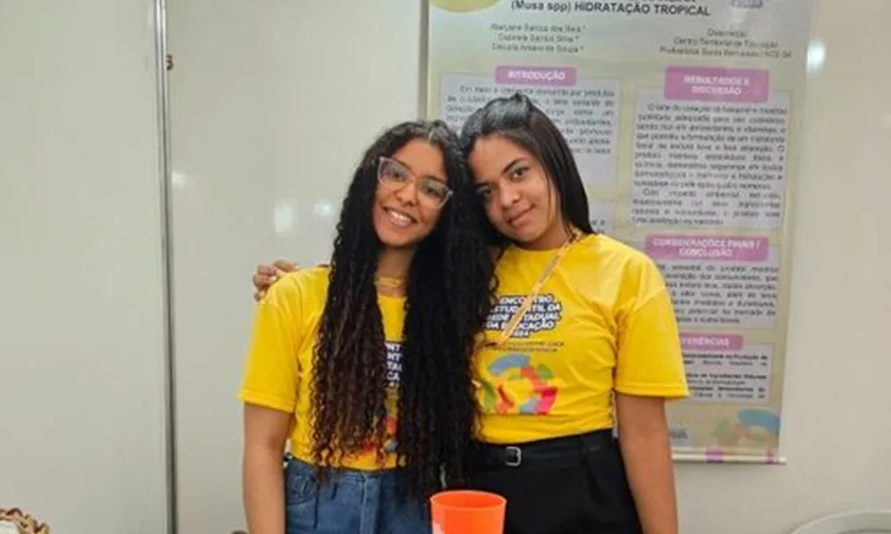 Estudantes baianas criam creme facial sustentável com base no coração da bananeira