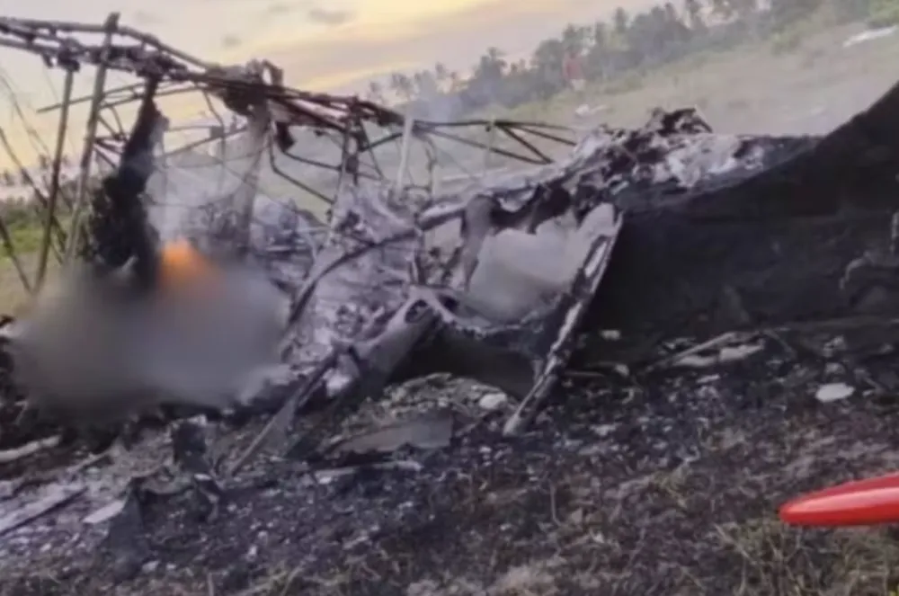 Queda de avião deixa uma pessoa morta e outra ferida no Sul da Bahia