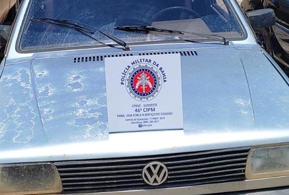  Homem foi conduzido a delegacia de Livramento com  veículo com Restrição de Roubo