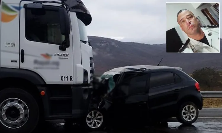 Capitão da Polícia Militar morre em acidente na BR-116