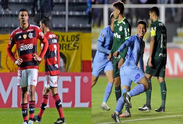 Palmeiras e Flamengo perdem na estreia da Libertadores